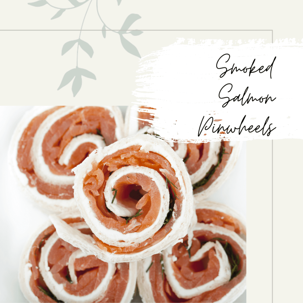 SKIP THE BREAD AND TRY A TORTILLA. THIS WRAP-STYLE SANDWICH IS A BITE SIZED CROWD PLEASER. IF YOU’RE A SUSHI LOVER, YOU’LL LOVE THESE PINWHEELS.