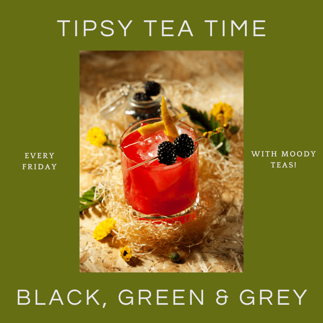 Black, Green and Grey – A Blackberry Bourbon Tea Cocktail