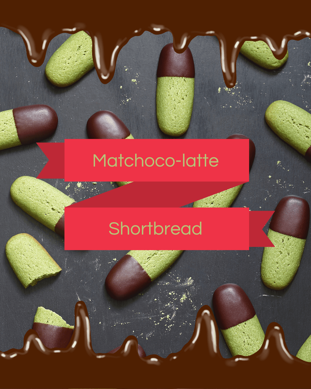 Matchoco-latte Shortbread