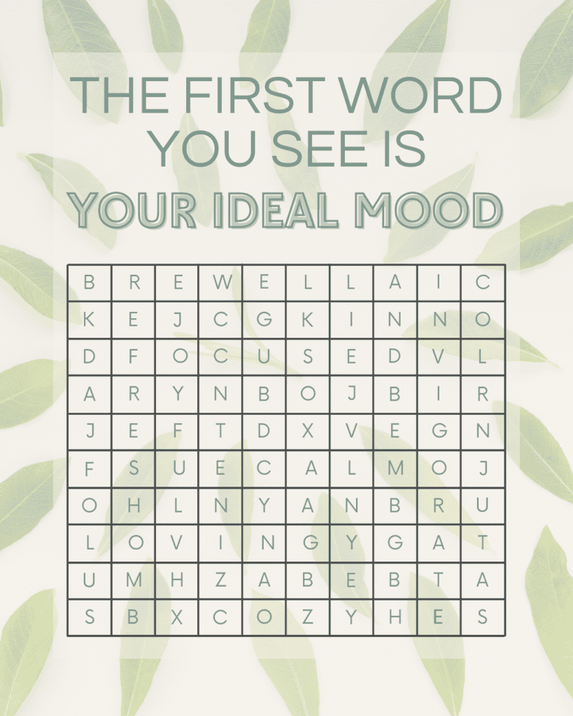 Mood Word Search