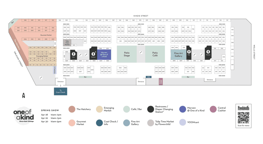 One of a Kind Spring Show Floor Plan