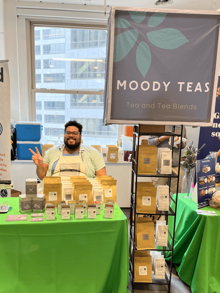 Co-founder of Moody Teas John at One of a Kind