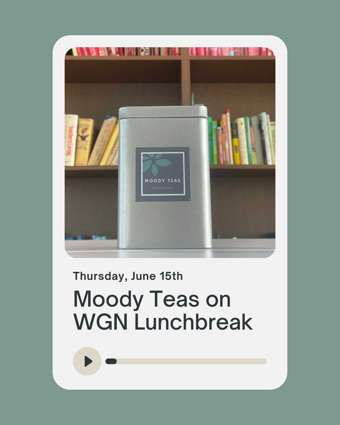 ? Exciting News: Moody Teas Takes the Spotlight on WGN Chicago’s Lunchbreak Today! ? 