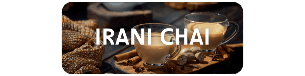 Irani chai, made with powdered milk for a super creamy texture and distinct flavor.